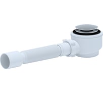 Сифон для душевого поддона АНИ Пласт 1 1/2**50 с п/т45г .40*50 хром, клик-клак(грибок) E415CLG