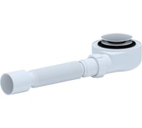 Сифон для душевого поддона АНИ Пласт1 1/2,h53мм,клик- клак,тр.375*40*50(гриб) E455CLGS