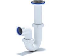 Сифон АНИ Пласт Ани 1 1/2*40 прямоточны й спереливом мойки D0500