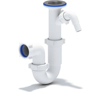 Сифон АНИ Пласт Ани 1 1/2*40 прямоточны й сотв ст.м. с г/т 40x50 D2000