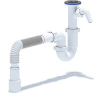 Сифон АНИ Пласт Ани 1 1/2*40 прямоточны й сотв ст. м. с г/тр 40x40 D2015