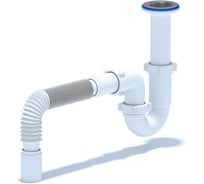 Сифон АНИ Пласт Ани 1 1/2*40 прямоточны й D0505