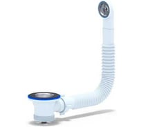 Перелив для умывальника АНИ Пласт 1 1/2 с круглым верт. корп., жесткий N120S