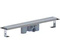 Трап АНИ Пласт Бимс из нерж.стали, c комбинированным затвором, выпуск 50мм, матовая TLZ2465M