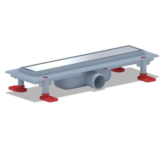Трап АНИ Пласт пластиковый, линейный, вып 40, под кладку плитки Мол 350 TL1135G