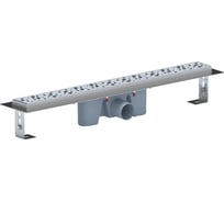 Трап АНИ Пласт из нерж.стали, c комбинированным затвором Бриз 650 мм, выпуск 50мм, глянец TLZ2365M