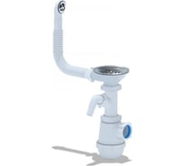 Сифон АНИ Пласт Ани Грот 3 1/2, 40, с переливом и отверстием стиральной машины A1042SP