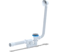 Сифон АНИ Пласт Ани Бриг для ванны, с переливом, клик- клак, 375*40*50, грибок-сетка EC255G