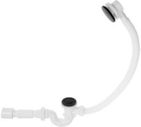 Сифон АНИ Пласт для ванны, клик-клак, с выпуском и переливом EC155BL