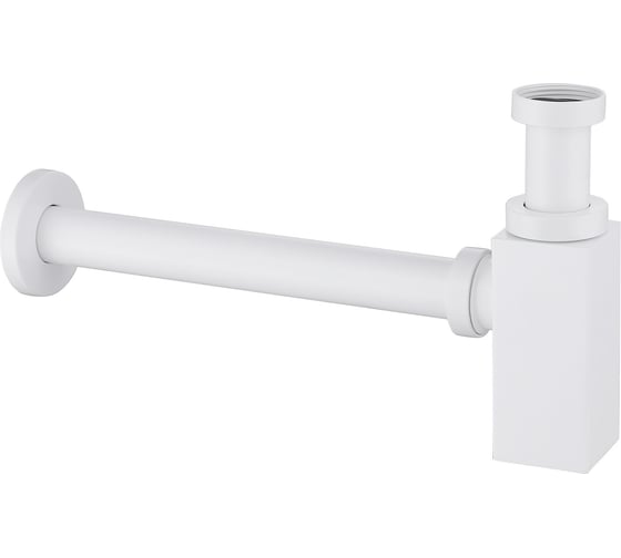 Сифон для раковины ABBER белый матовый AF0031W 1