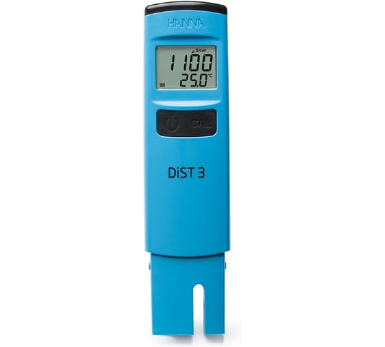 Карманный кондуктометр HANNA instruments DiST 3 1-1999 мкСм/см с поверкой HI98303 HI98303-СП 1