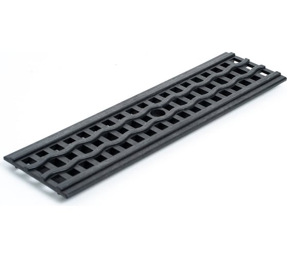 Лоток водоотводный пластиковый AQUADRENAG ЛВП Classic AQD DN100 H100 с решеткой пластиковой, кл.А15 Q10100-P