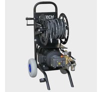 Аппарат высокого давления для прочистки канализации C-TECH комплект 3 форсунки, шланг 30м, системы безопасности (220 В, 3 кВт, 150 бар, 600 л/ч) CM1510ET1E4BP2A1D1FMTP3