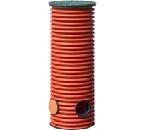 Колодец дренажный смотровой Агросток в сборе 368/315x800 мм, с тремя выходами, 110 мм, дном и люком 65835