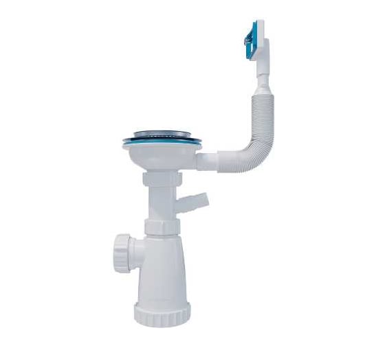 Сифон для моек Инкопласт 3 1/2x40 c переливом (прямоуг) BКS4000 В00В0028021