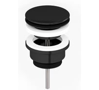 Донный клапан клик-клак универсальный Paini брашированный черный PVD 53PZ945ETSR 50742