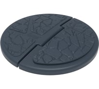 Крышка колодца Экопром Rostok складная графит 2042.0000.910.002