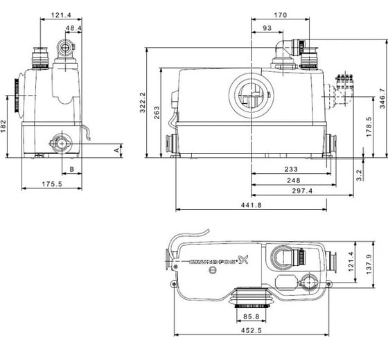 Насос Grundfos Sololift2 WC-1 99478897