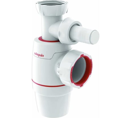 Сифон WIRQUIN NEO 1 1/4х40 мм., без выпуска, с отводом под стиральную машину 30987070