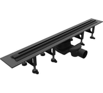 Душевой трап RGW SDR-55B-120 щелевой 1200 Черный O 50 мм сифон + ножки 79215512-04