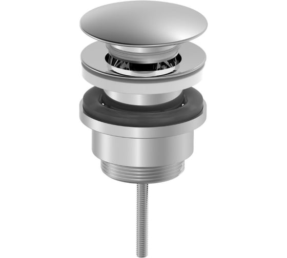 Донный клапан для раковины Wonzon & Woghand Брашированный никель WW-88SS07-BN 1