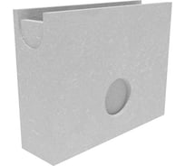 Пескоуловитель для лотка бетонного Gidrolica DN100, с чугунной ячеистой решеткой кл. С250 13804507