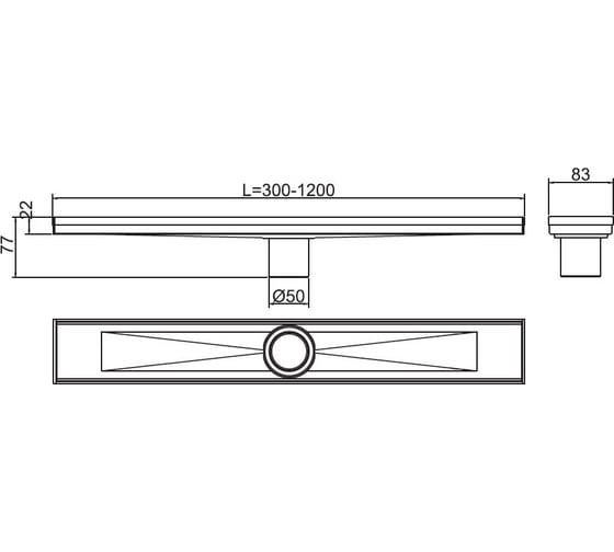 Душевой трап RGW SDR-02-100-Q 21210210-02