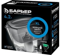 Фильтр-кувшин для очистки воды БАРЬЕР Гранд 4.2 л, изумруд, В882Р00