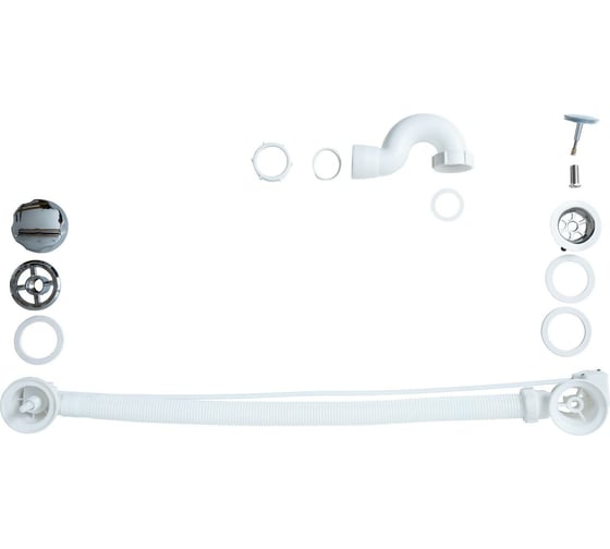 Слив-перелив Aquanet с сифоном A1850 W P TRAP 75 см, Kolpa 00154846
