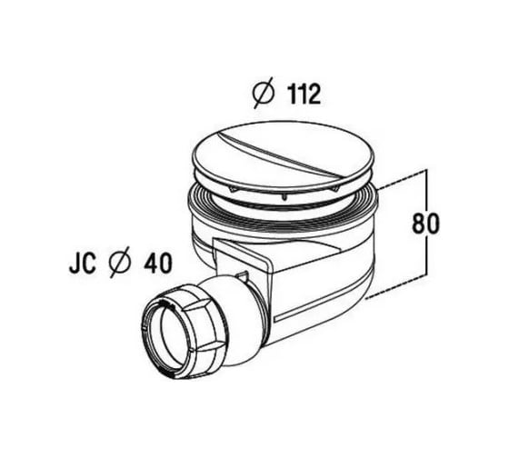 Сифон Jacob Delafon 00204083 E78161-CP
