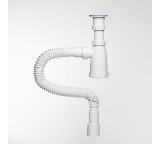 Сифон Инкопласт И 1 1/2х40 для моек с гофр. трубой 40х40x50 (800 мм) BG1080 В00В0021604 1