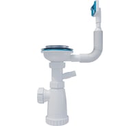 Сифон Инкопласт И 3 1/2х40 для моек с переливом (прямоуг) и отв. д/стир.машин BКS4000W В00В0028022