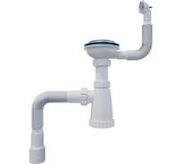 Сифон Инкопласт И 3 1/2х40 для моек с переливом (круг) и гофрированной трубой 40х40x50 (800мм.) BКG3080 В00В0028023