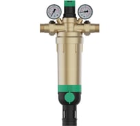 Фильтр тонкой очистки с обратной промывкой ХК и регулятором DN20 (3/4) 100мк до 70С FK76-3/4H