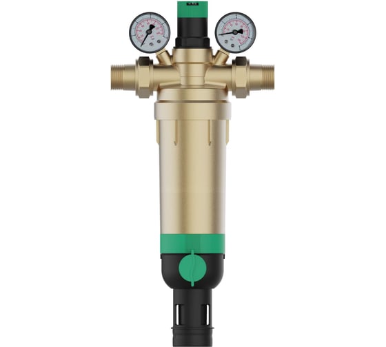 Фильтр тонкой очистки с обратной промывкой ХК и регулятором DN20 (3/4) 100мк до 70С FK76-3/4H 1