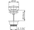 Донный клапан клик-клак Paini брашированное золото PVD 53PJ945ETSR 1