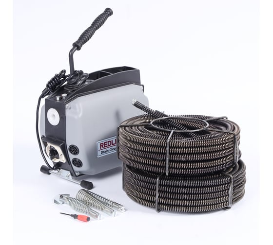 Электрическая прочистная машина REDLI до 150мм (в комплекте спирали 22мм-40м) K-160 STD 1