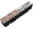 Лоток водоотводный пластиковый AQUADRENAG ЛВП Classic Stone AQD-S DN100 H202 (комплект) PL10146202S 5