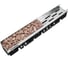 Лоток водоотводный пластиковый AQUADRENAG ЛВП Classic Stone AQD-М DN100 H146 (комплект) Q10146146M 4