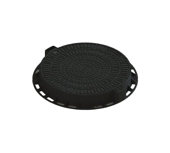 Садовый пластиковый люк Standartpark черный Д кл А15 35188-80Л