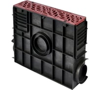 Пескоуловитель пластиковый  ПП Classic AQD DN100 с решеткой пластиковой RAIN FOREST коричн AQUADRENAG Q10430-PFBr