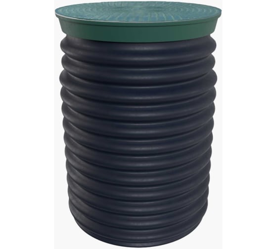 Колодец дренажный смотровой в сборе 695/600х1000 мм с дном и люком Агросток 66749 1