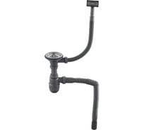 Сифон для кухонной мойки с переливом FASHUN усиленный AS101