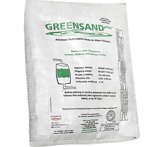 Фильтрующая загрузка Гейзер Clack Corporation Greensand Plus Мешок 14,15л 40062 1