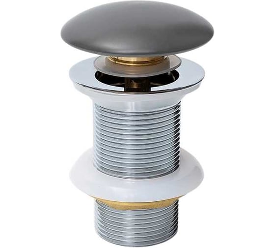 Донный клапан GID без перелива темно-серый матовый 7x7x10 74408K 1