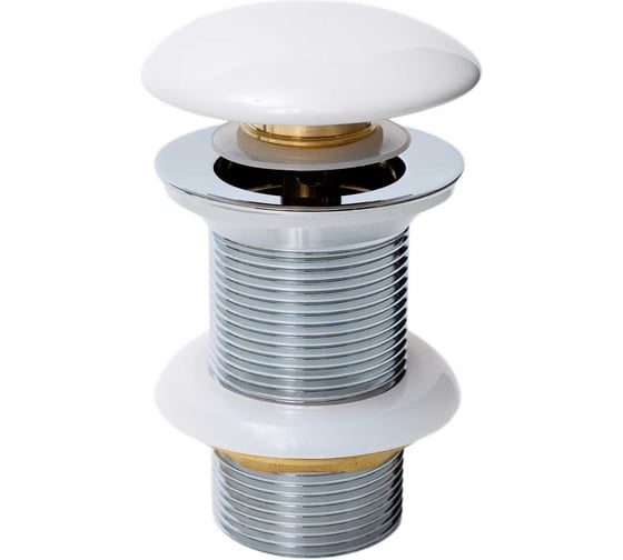 Донный клапан Gid без перелива Wh100 белый 7x7x10 71101K 1