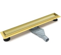 Желоб душевой ESBANO Combi решетка TILE золотой длина 60 см ESTRCOMTILE60SG