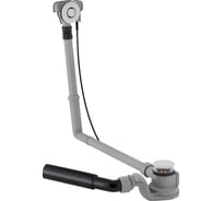 Слив-перелив для ванны с кнопкой слива Geberit удлиненный, глянцевый хром 150.756.21.1 00000004962