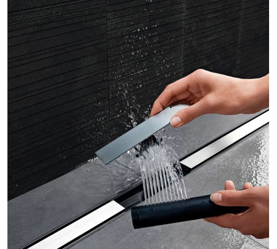 Канал для душа Geberit CleanLine 20 черн/нерж, готовое решение 152.450.00.1 00000088806