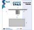 Трап для душа под плитку Teymi с сухим затвором вертикальный выпуск Aina 10х20 нержавеющая сталь T90351 ЦБ-00270761 15